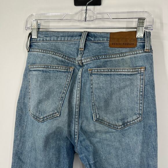 Denim Forum The Yoko High Rise Slim Jeans Button Fly - Picture 9 of 10